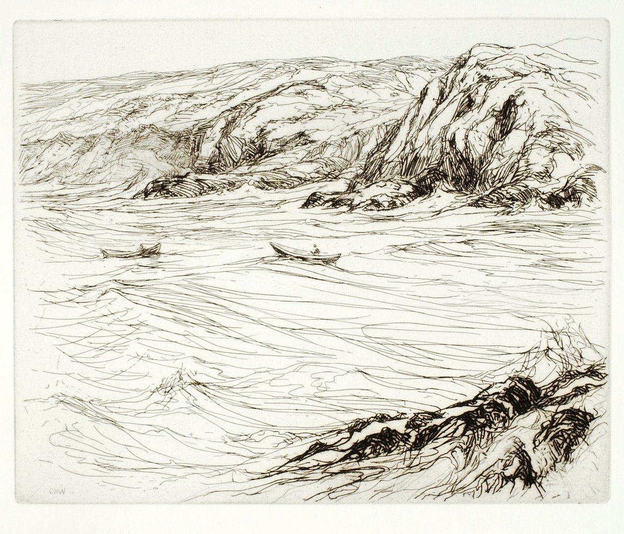 Maré de rasgo de Charles H. Woodbury