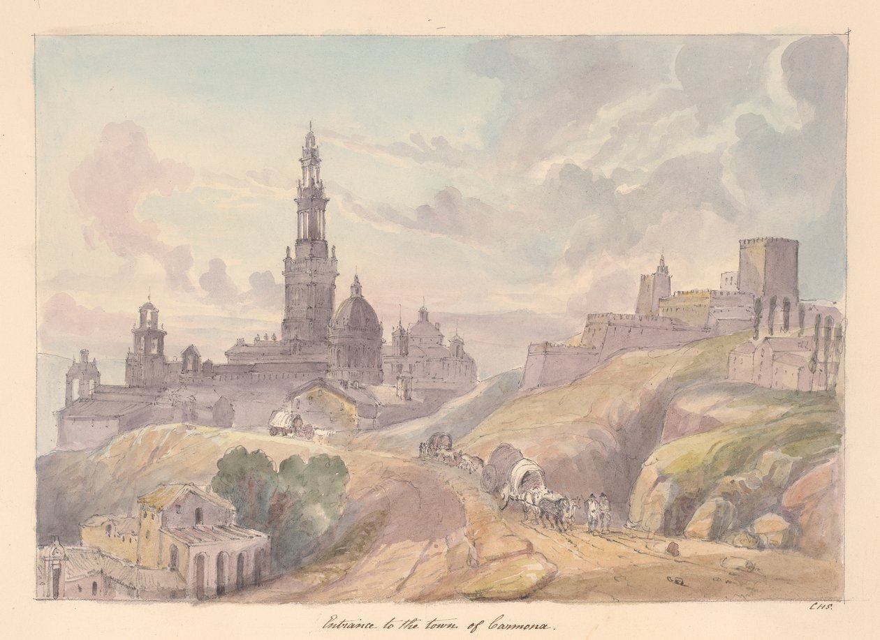 Entrada na cidade de Carmona de Charles Hamilton Smith