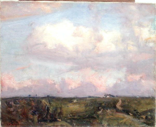 Nuvens da Tarde (óleo sobre tela) de Charles Harold Davis
