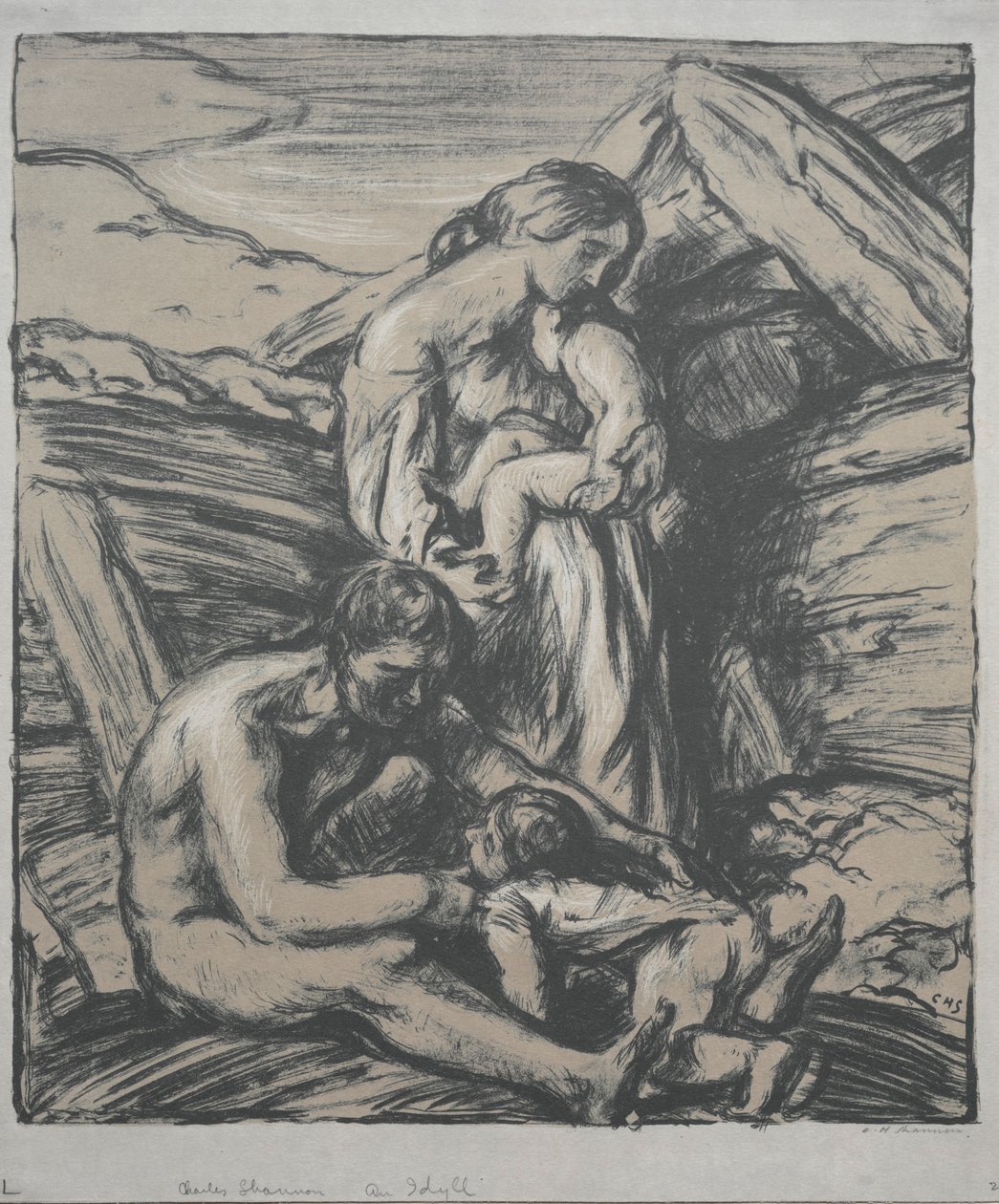 Um Idílio, 1905. de Charles Haslewood Shannon