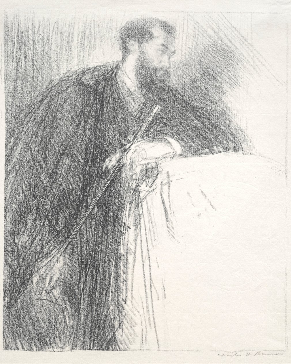 Lucien Pissarro, 1895. de Charles Haslewood Shannon