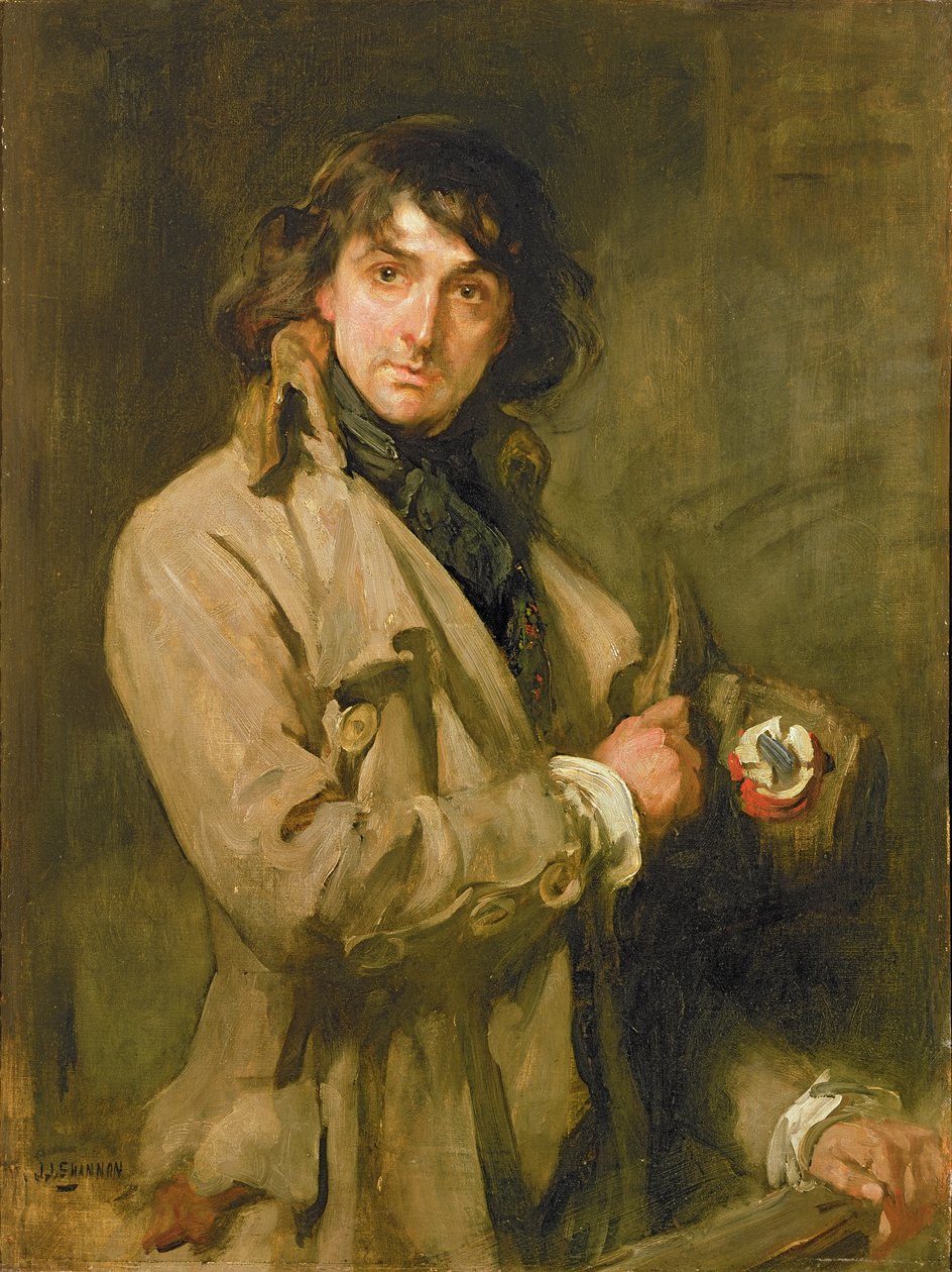 Retrato de Sir John Martin Harvey, como Sydney Carton em 