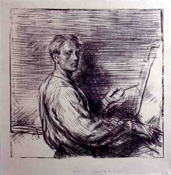 Retrato do Artista de Charles Haslewood Shannon