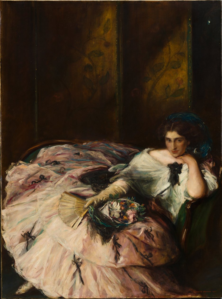 Recordação de um "Baile Internacional" (Retrato de Miss Kathleen Bruce) de Charles Haslewood Shannon