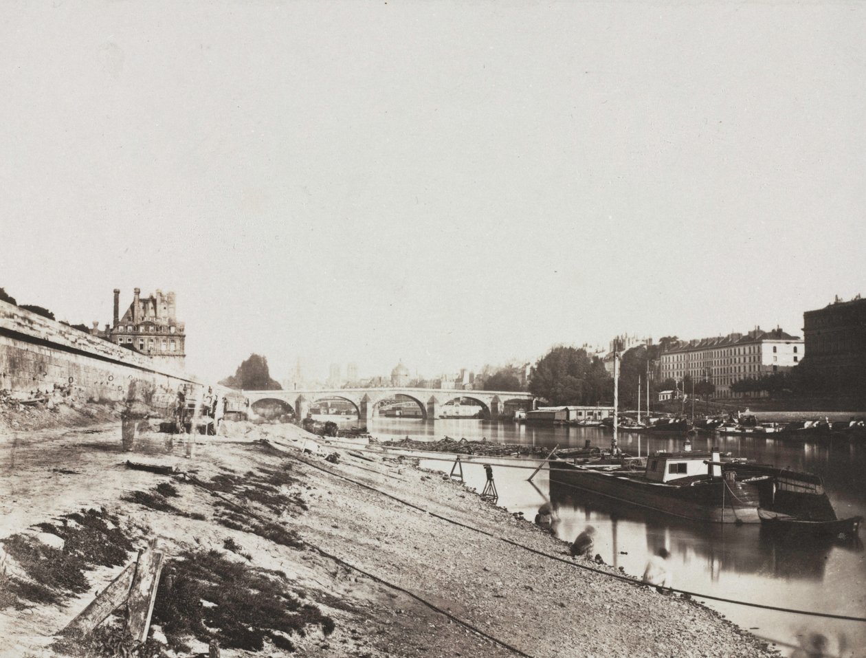 Vista da Pont de la Concorde, 1852. de Charles Henri Plaut