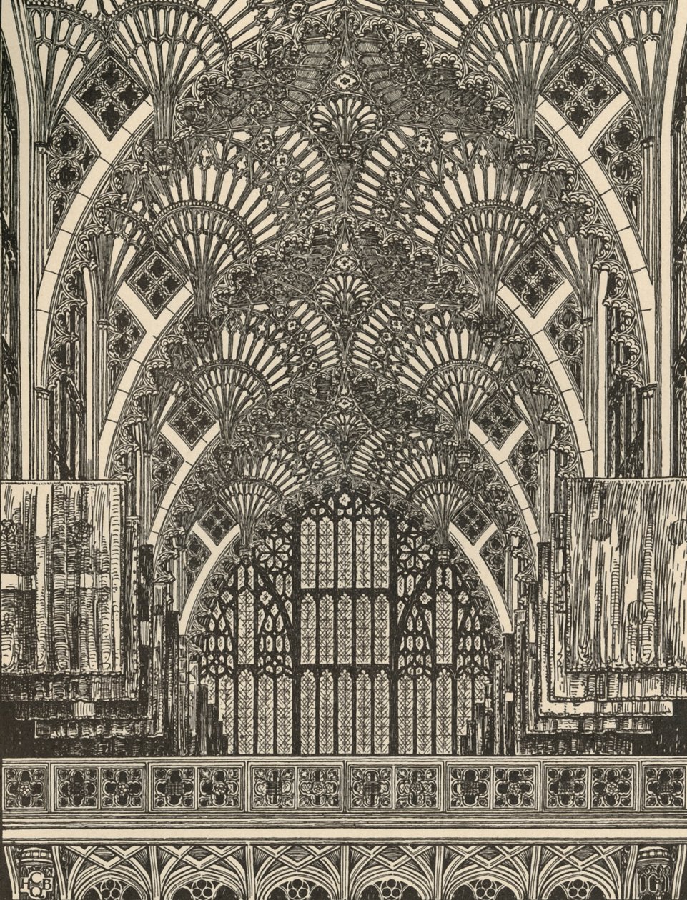 Abóbada de ventiladores, 1931 de Charles Henry Bourne Quennell