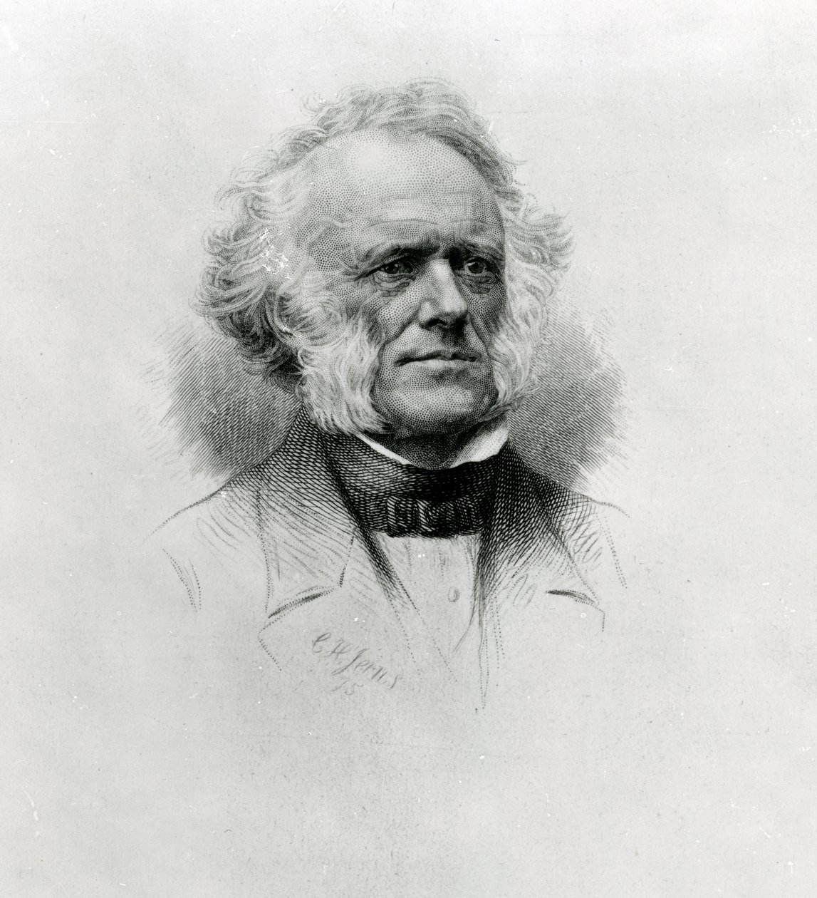 Sir Charles Lyell, 1875 (gravura de stipple) de Charles Henry Jeens