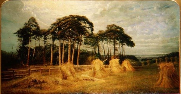 Folhas de Trigo após a Colheita de Charles Henry Passey