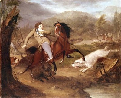 Uma Caça ao Javali de Charles Henry Schwanfelder