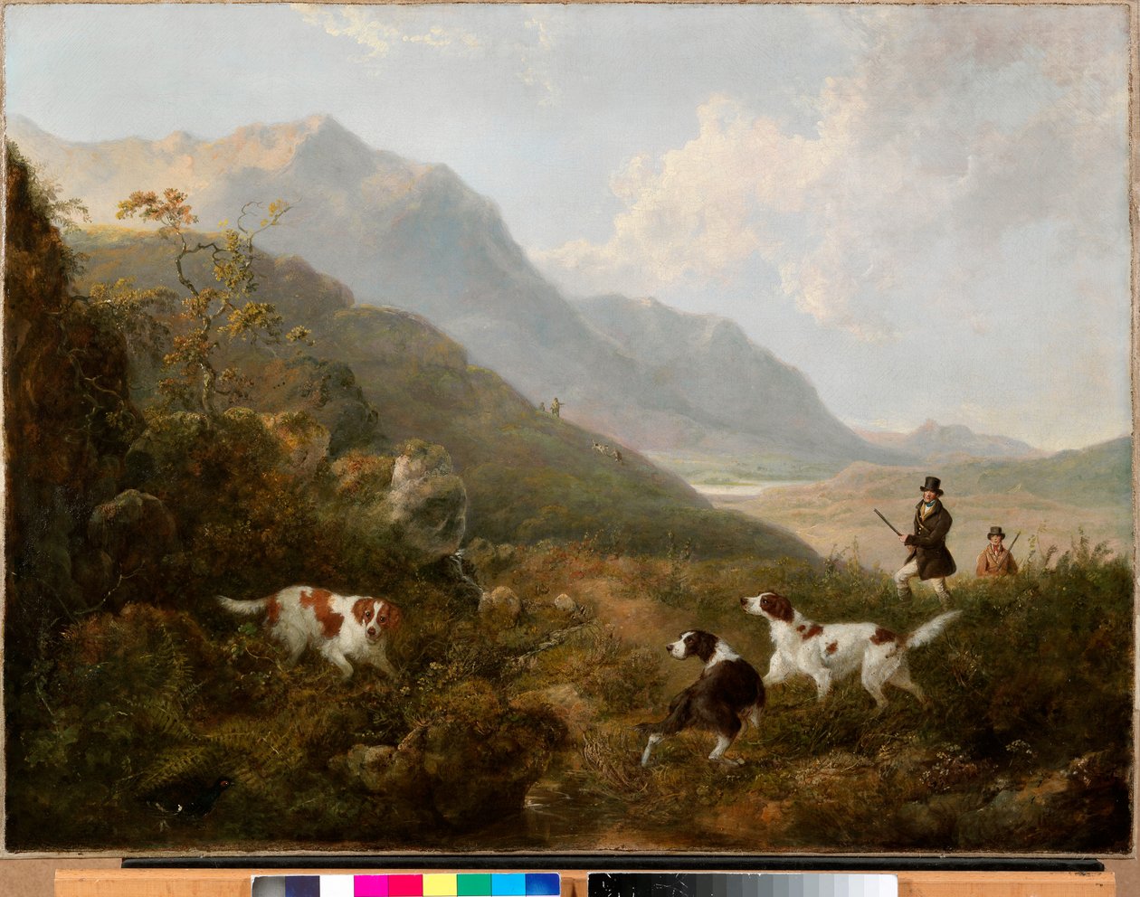 Tiro do galo silvestre nas montanhas de Charles Henry Schwanfelder