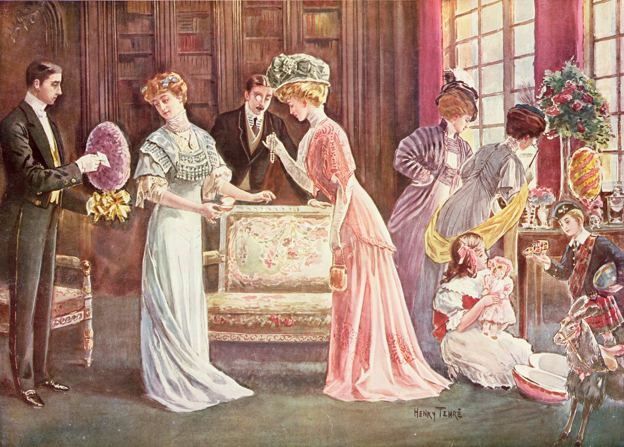 Ovos de Páscoa na cidade, 1908 de Charles Henry Tenre