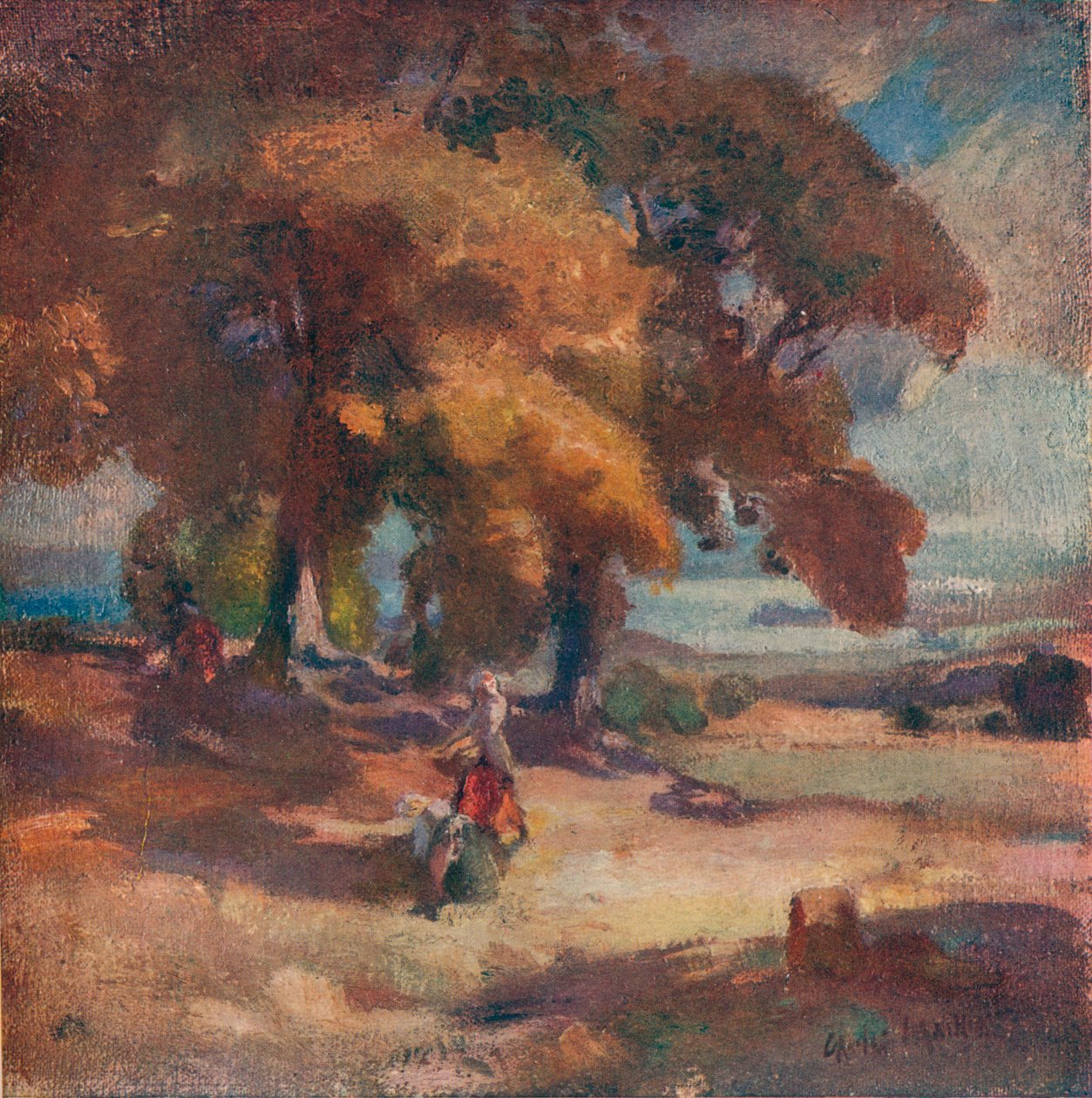 Os coletores de nozes, c1902 de Charles Hodge Mackie