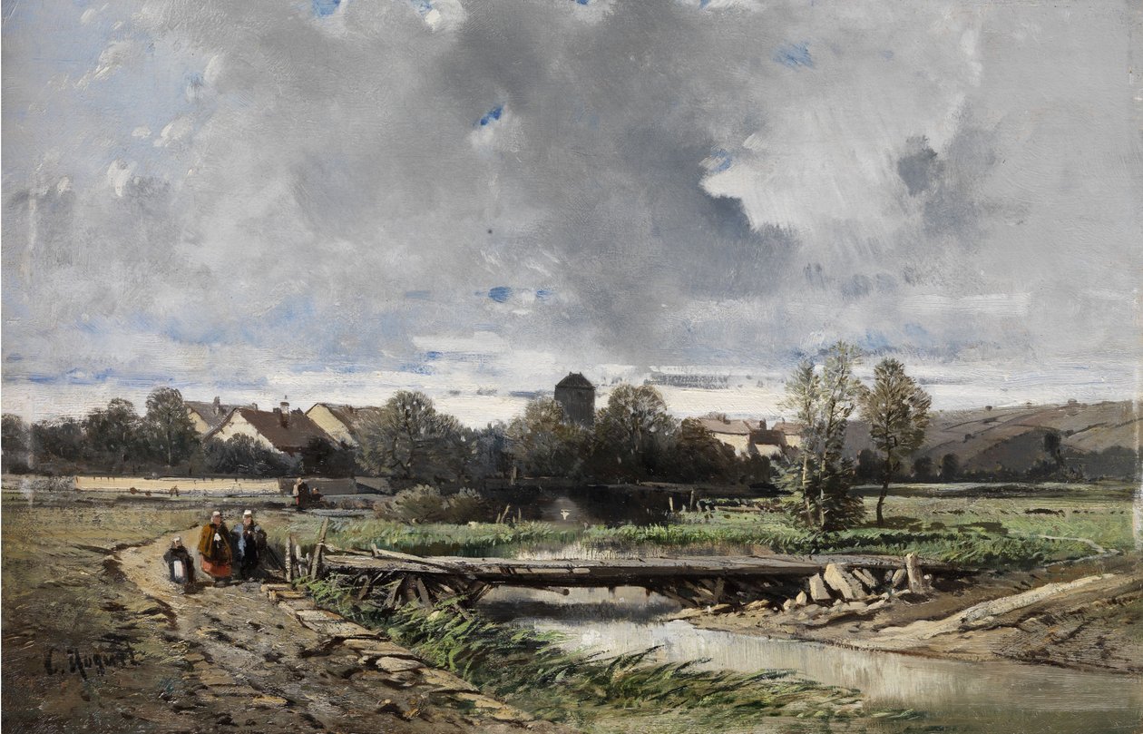 Uma aldeia na Normandia de Charles Hoguet