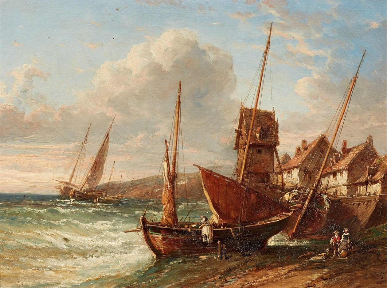 Alemão: An der Bretonischen Küste Na costa bretã de Charles Hoguet