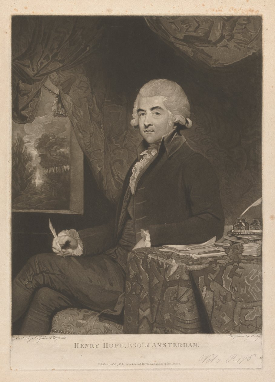Henry Hope Esq. de Amesterdão de Charles Howard Hodges
