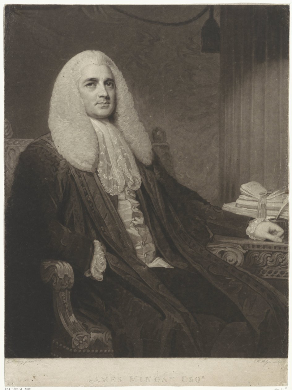 Retrato de James Mingay de Charles Howard Hodges
