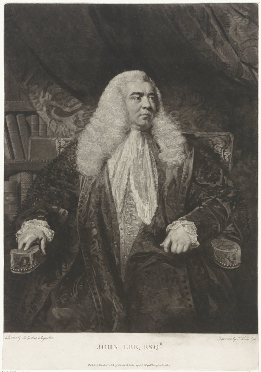 Retrato de John Lee de Charles Howard Hodges