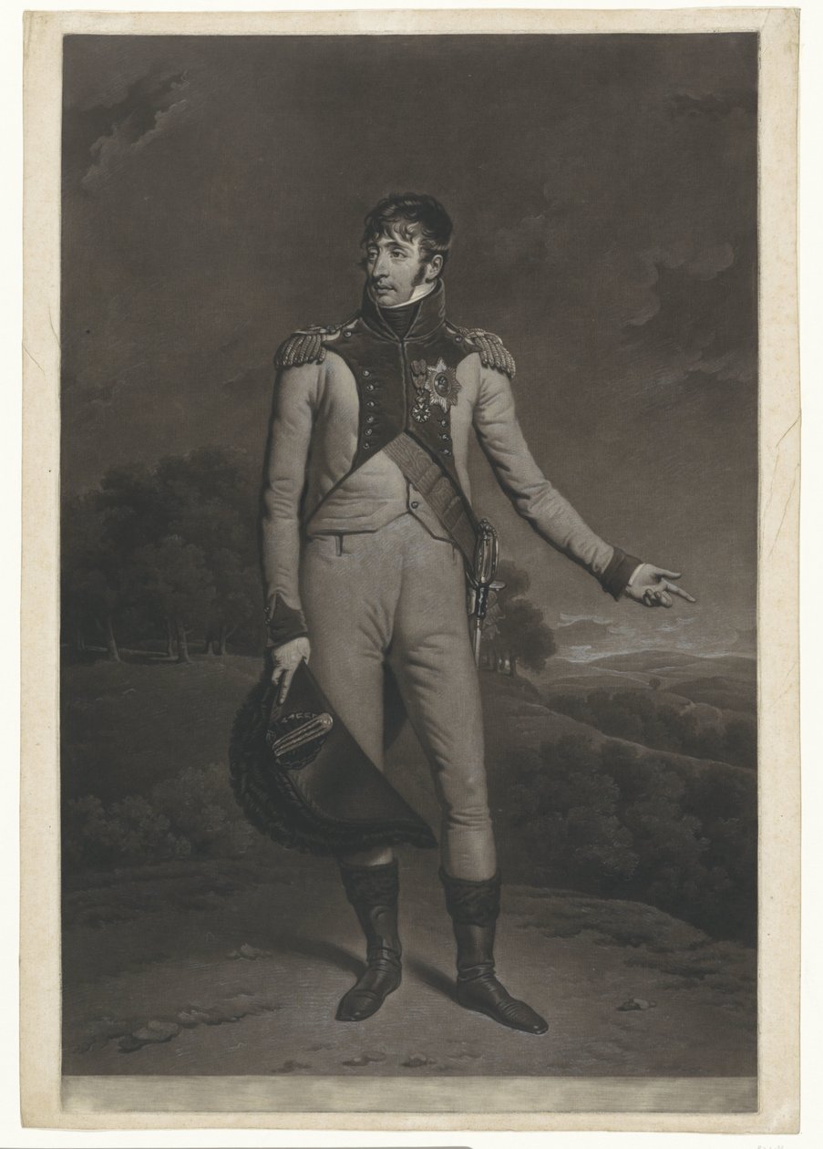 Retrato de Luís Napoleão, rei da Holanda de Charles Howard Hodges