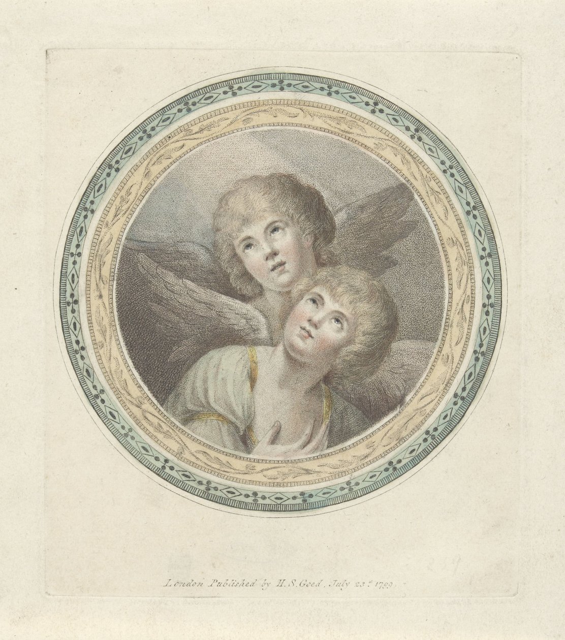 Dois anjos de Charles Howard Hodges