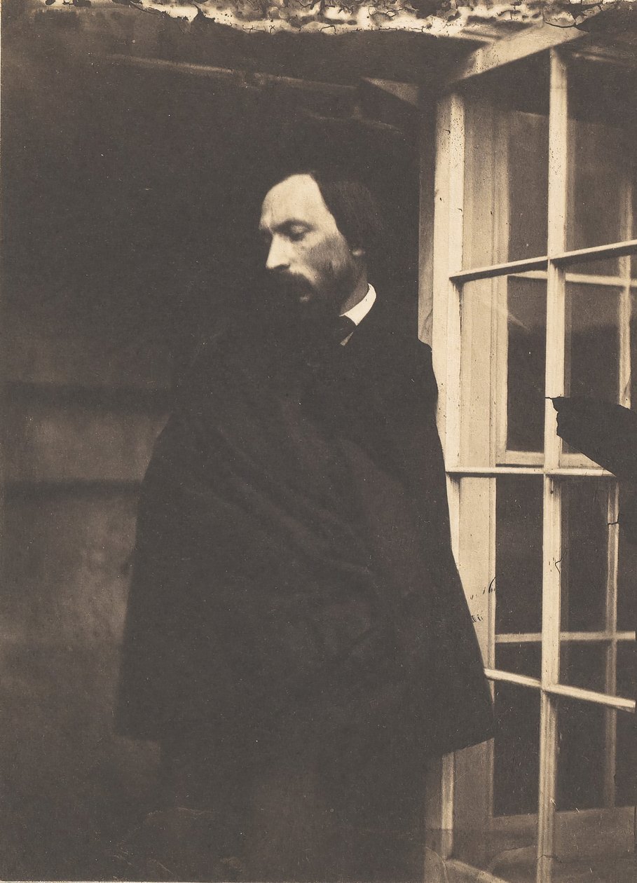 [Auguste Vacquerie no Marine Terrace], 1855. Criadores: Charles Hugo, Auguste Vacquerie. de Charles Hugo, Auguste Vacquerie