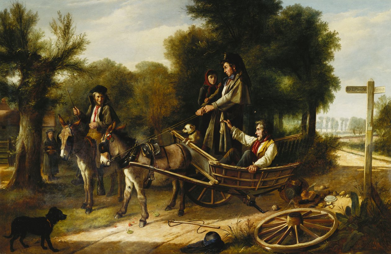 Mishap na encruzilhada, 1880 de Charles Hunt