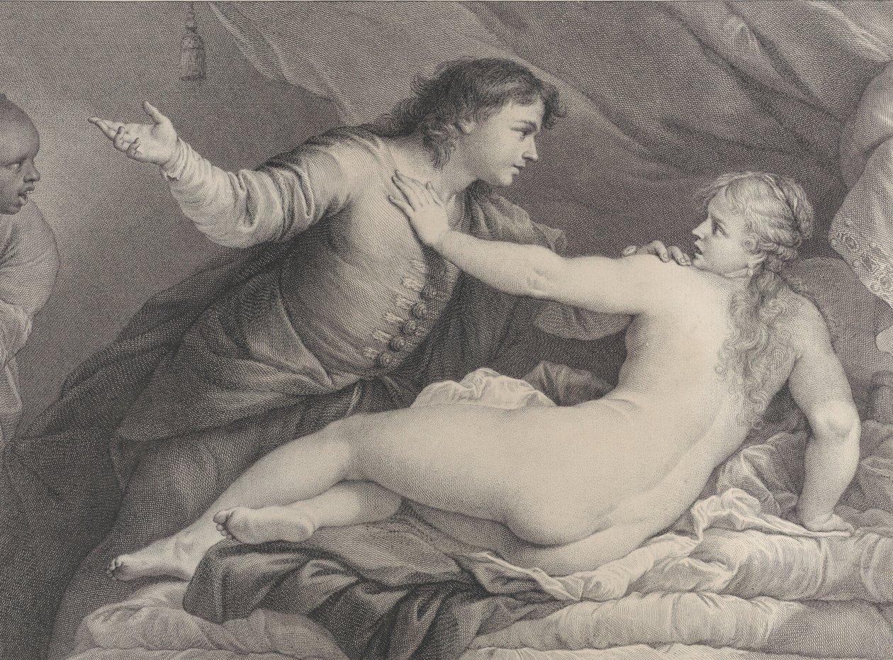 Tarquínio e Lucrécia, 1752. de Charles Hutin