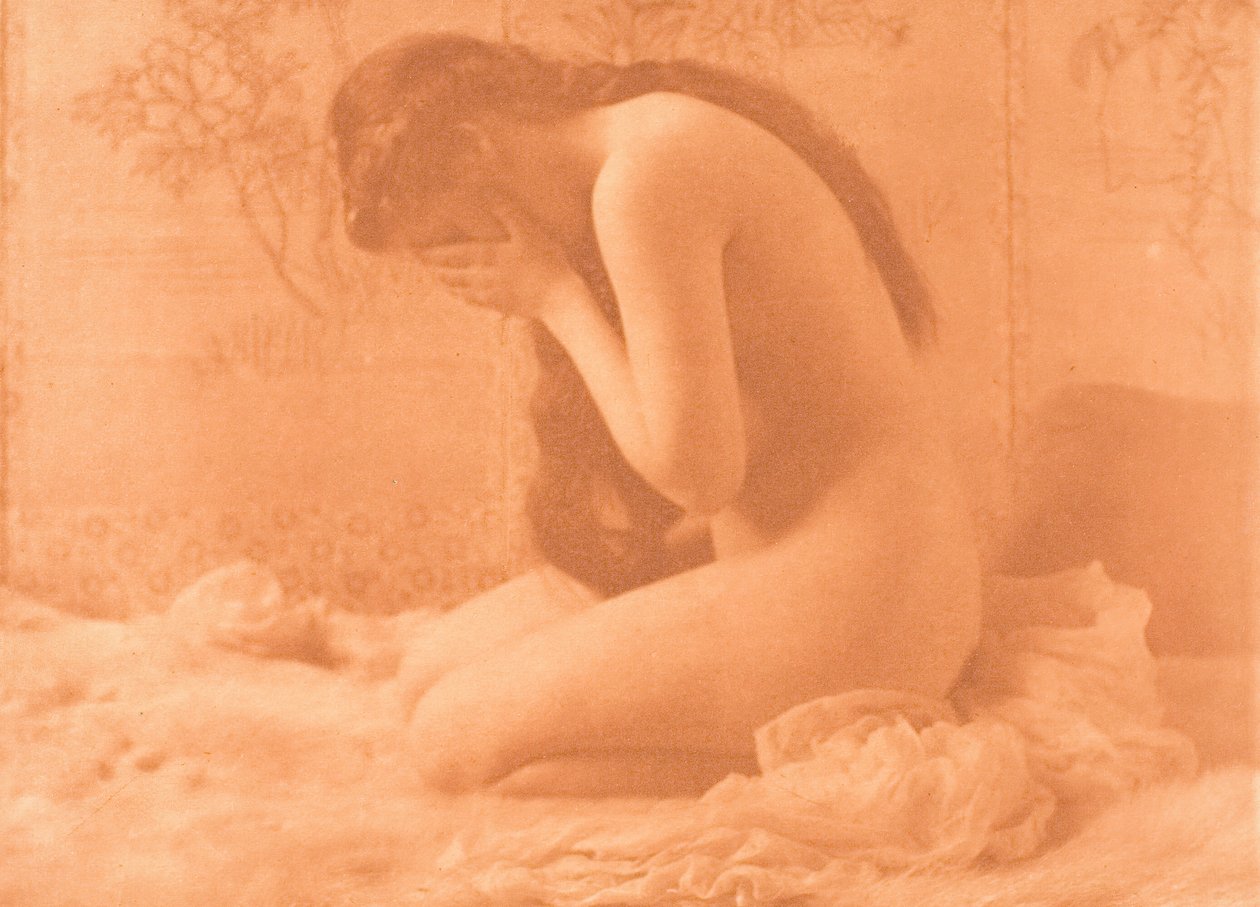 Madalena chorando, c. 1897. de Charles I. Berg