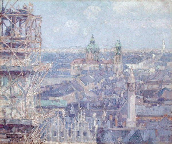 Leipzig (óleo sobre tela) de Charles J. Palmie