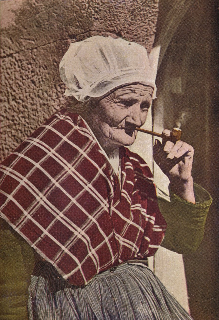 Um bretão envelhecido, c1913 de Charles J. S. Makin