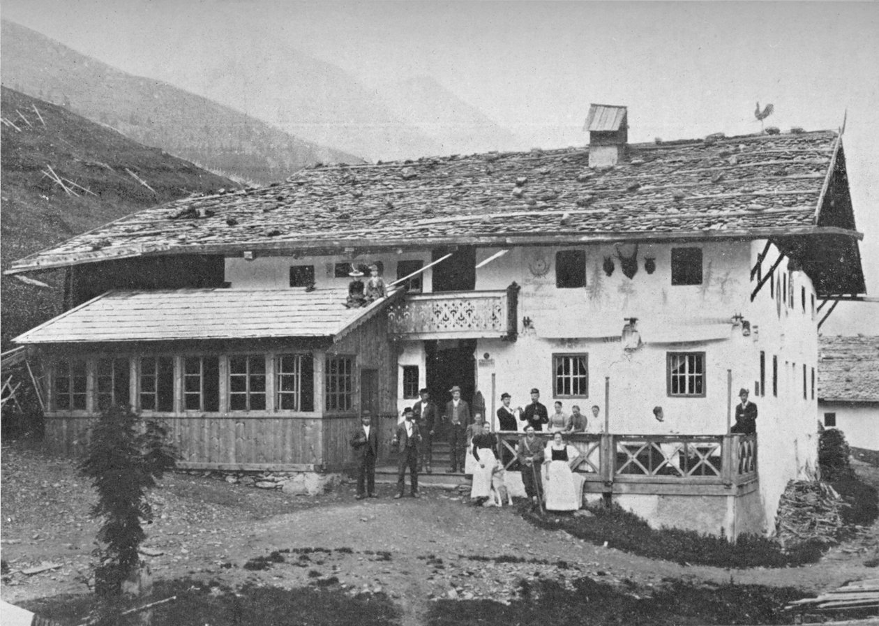 Chalé de montanha, Tirol, c1913 de Charles J. S. Makin
