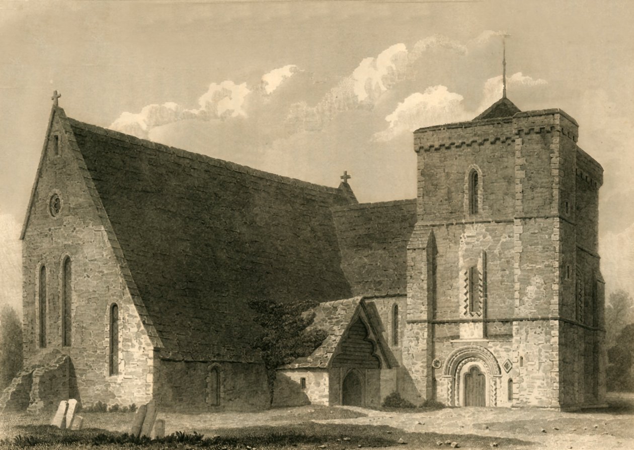 Climping Church, 1835. de Charles J. Smith
