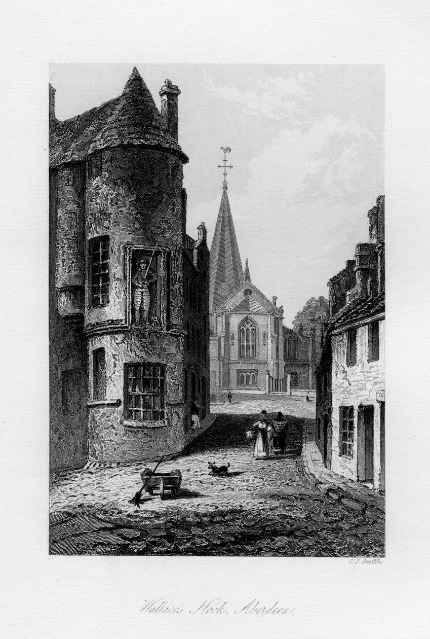 Wallaces Nook, Aberdeen, 1840 de Charles J. Smith