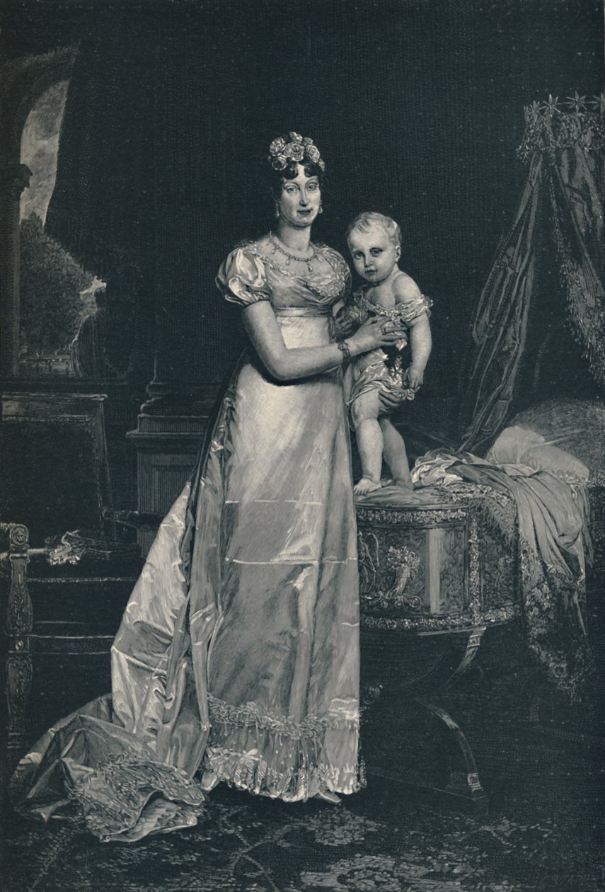 Maria Louisa e o rei de Roma, 1812, 1896 de Charles J. State