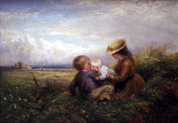 Crianças num Campo de Charles James Lewis