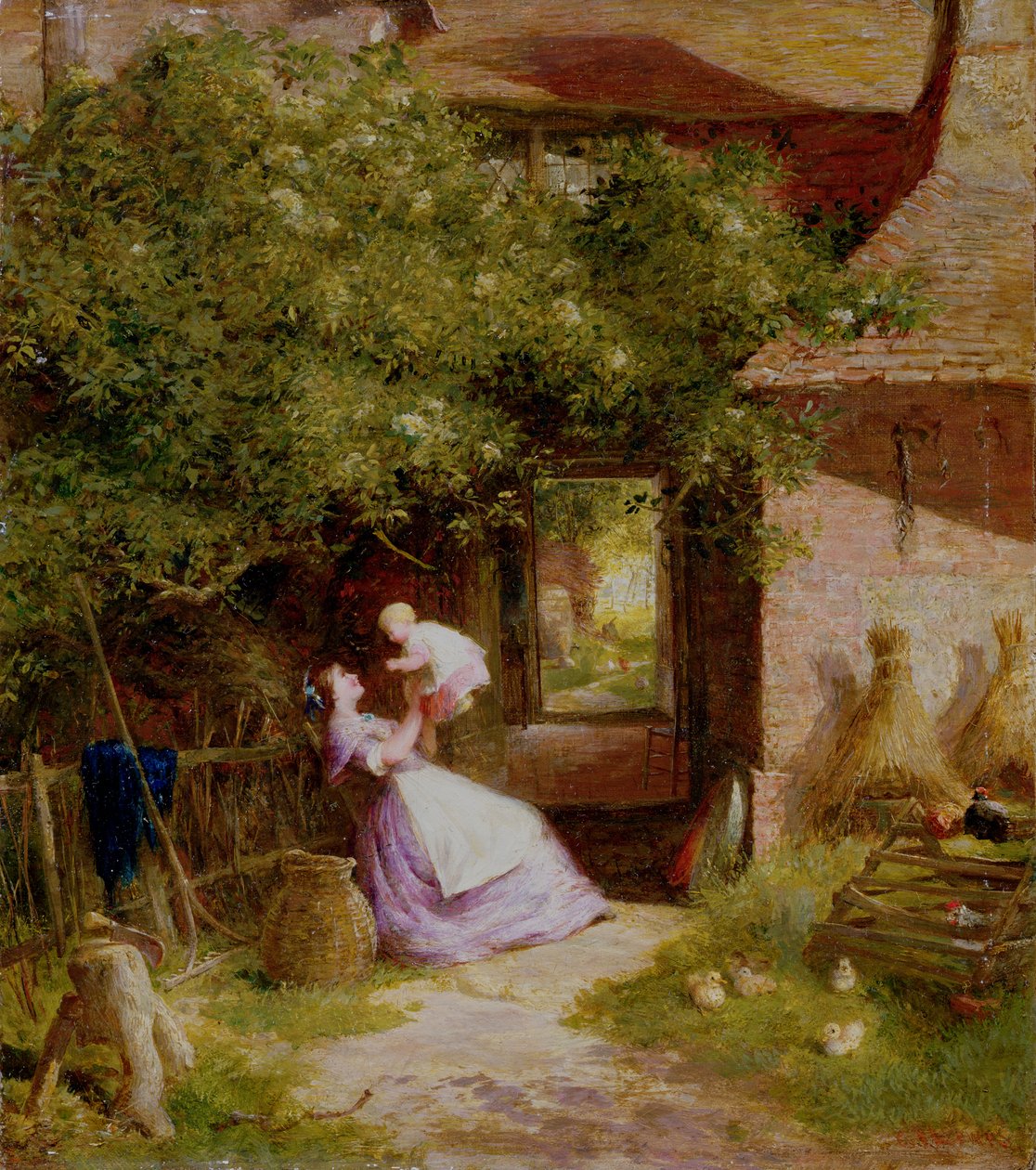 Mãe e filho de Charles James Lewis