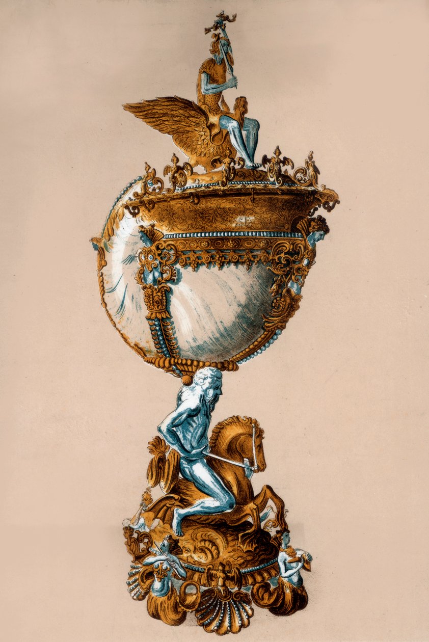 A concha do Nautilus, século XIX. de Charles James Richardson