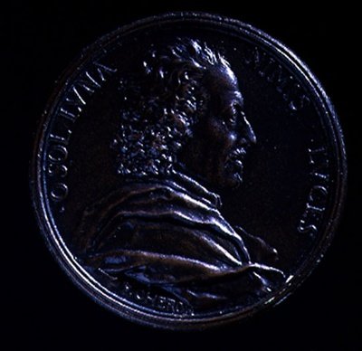 Medalha de retrato de Gian Lorenzo Bernini (1598-1680) de Charles Jean Francois Cheron