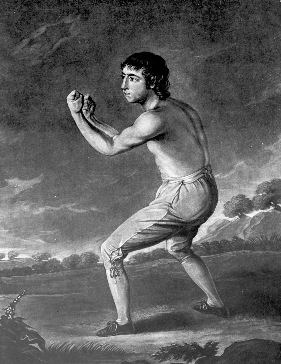 Daniel Mendoza, gravado por Henry Kinsbury, 1789 de Charles Jean Robineau