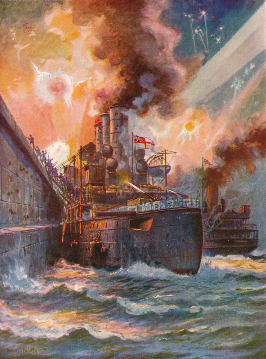 O vingativo em Zeebrugge, 1918 1919 de Charles John de Lacy