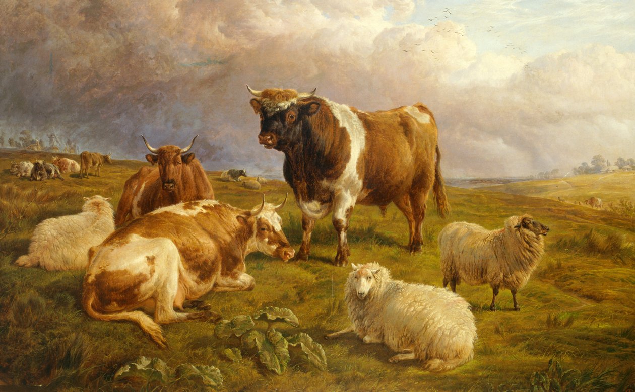 Repouso (óleo sobre tela) de Charles Jones