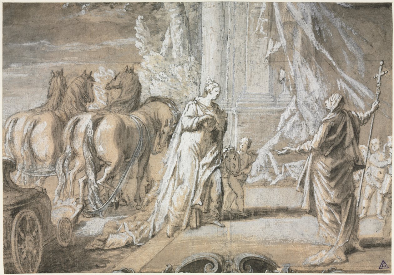 Regresso de Madame de Maintenon à Igreja Católica de Charles Joseph Dominique Eisen