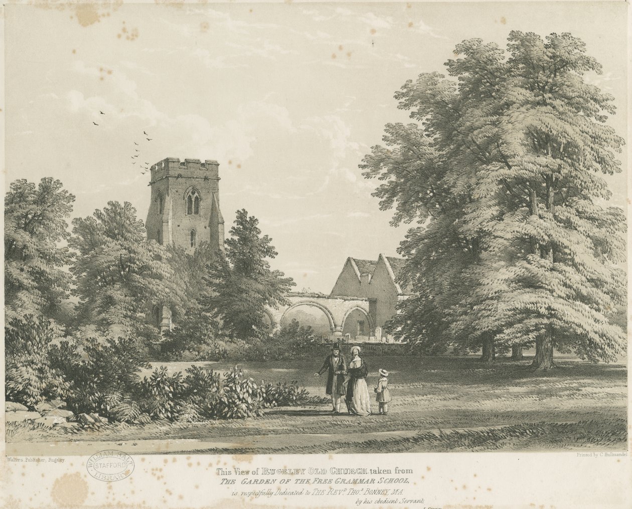 Igreja Rugeley de Charles Joseph Hullmandel