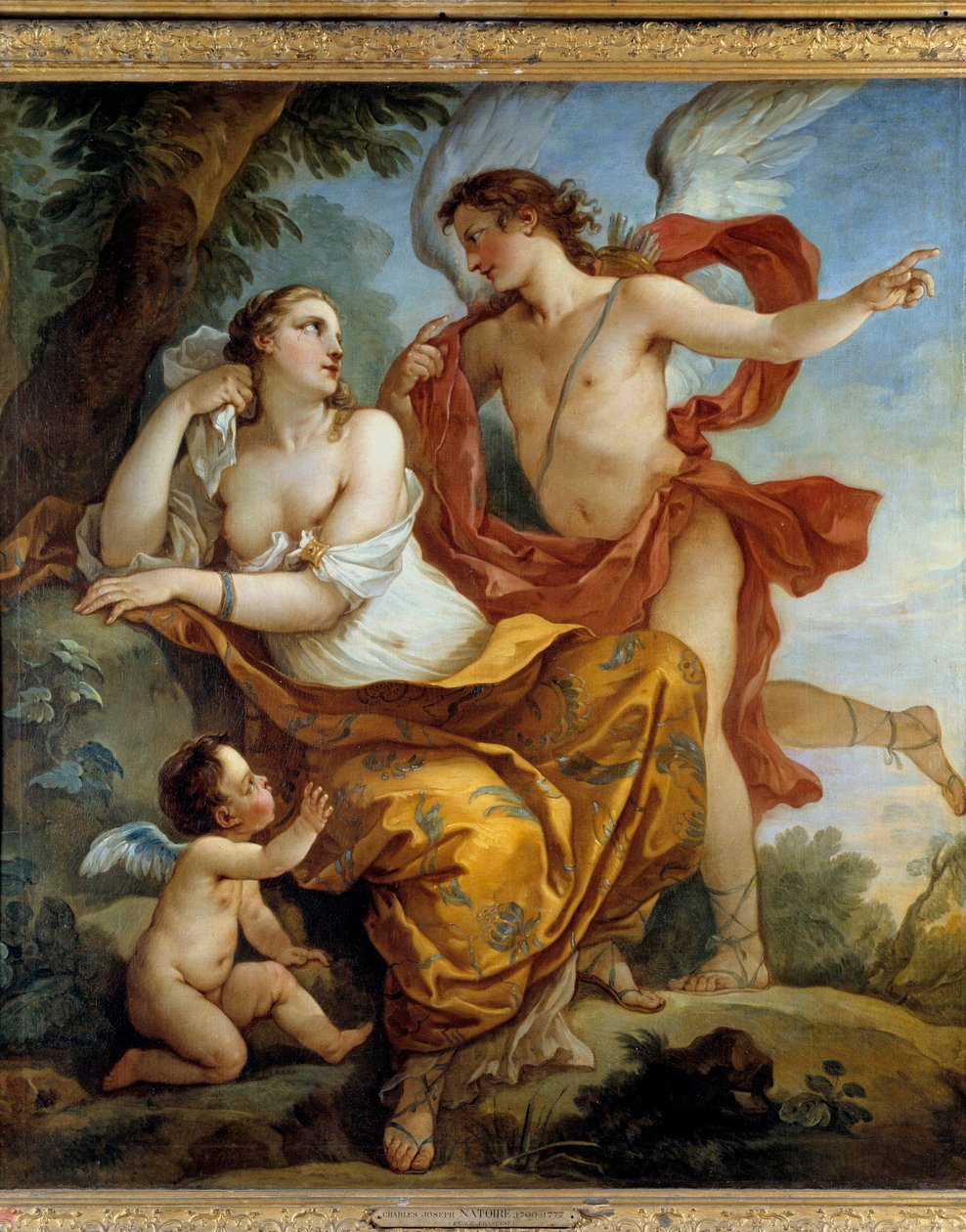 Calypso ouve os conselhos de Charles Joseph Natoire (Charles-Joseph Natoire de Charles Joseph Natoire