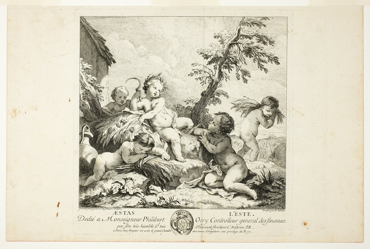 Verão, prato dois do The Four Seasons de Charles Joseph Natoire