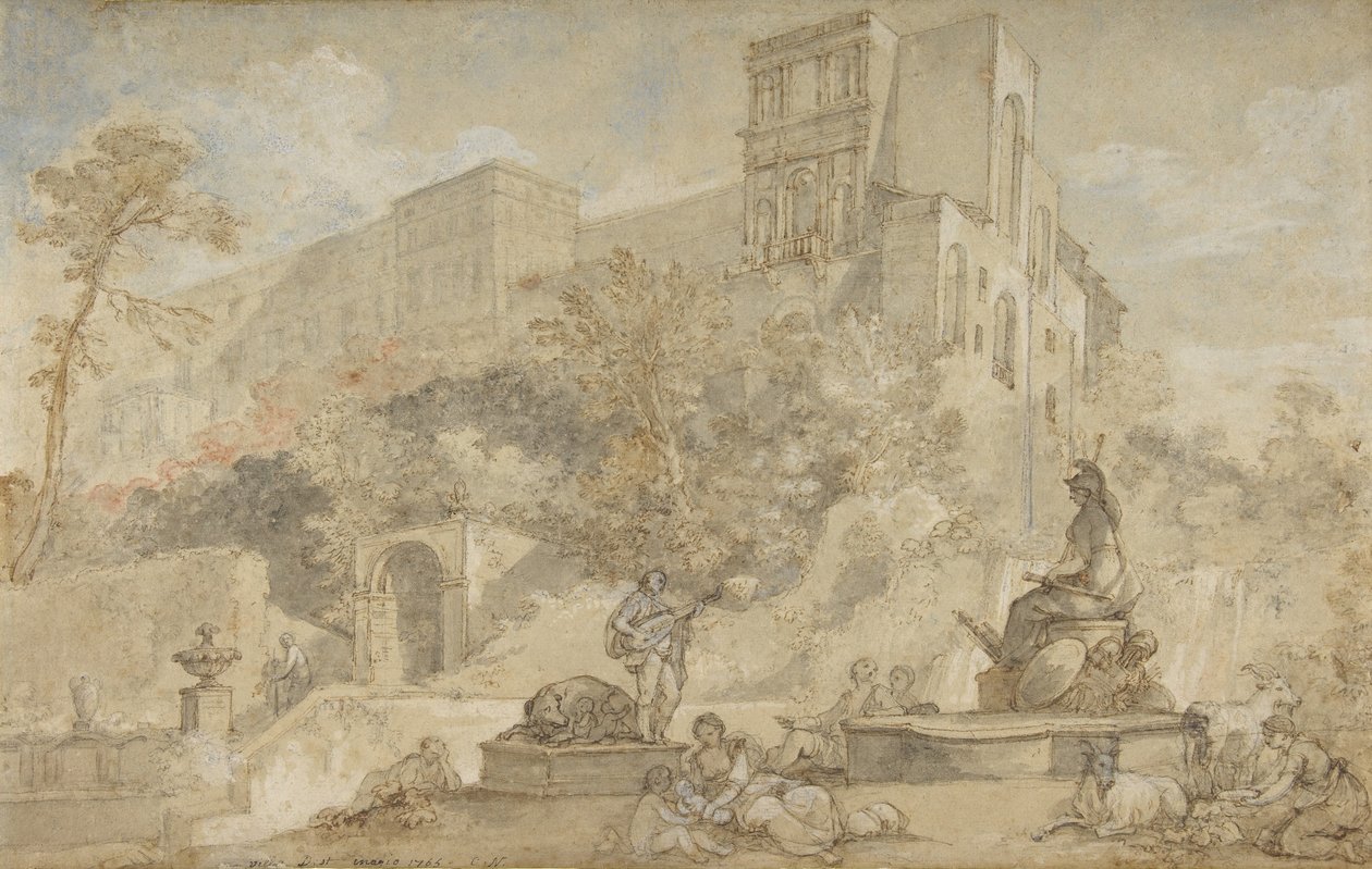 A Fonte de Roma na Villa d