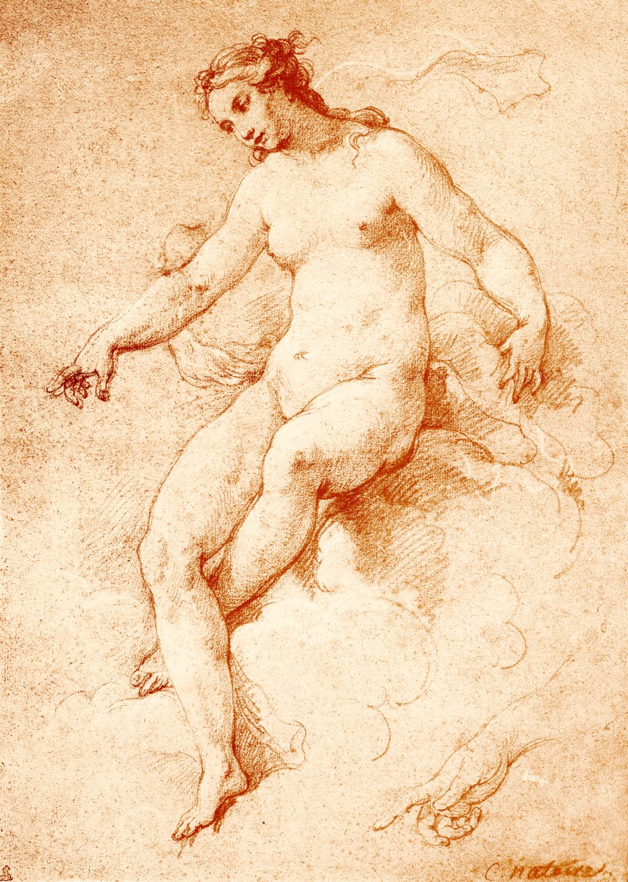 Vênus nas nuvens de Charles Joseph Natoire