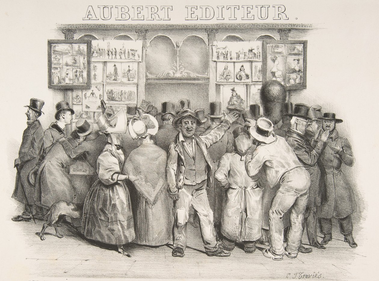 The Publisher Aubert Você deve admitir que o governo tem uma aparência cômica, 1831 de Charles Joseph Traviès de Villers