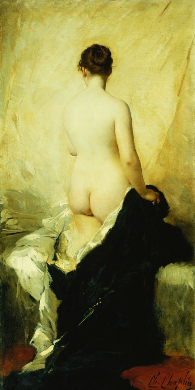 Nu parcialmente drapeado, de Charles Joshua Chaplin
