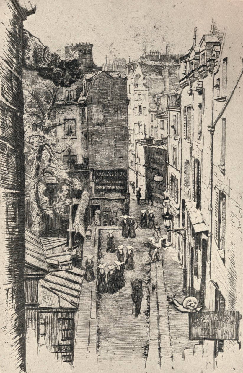 Rue des Pretres-St Séverin, 1915 de Charles Jouas