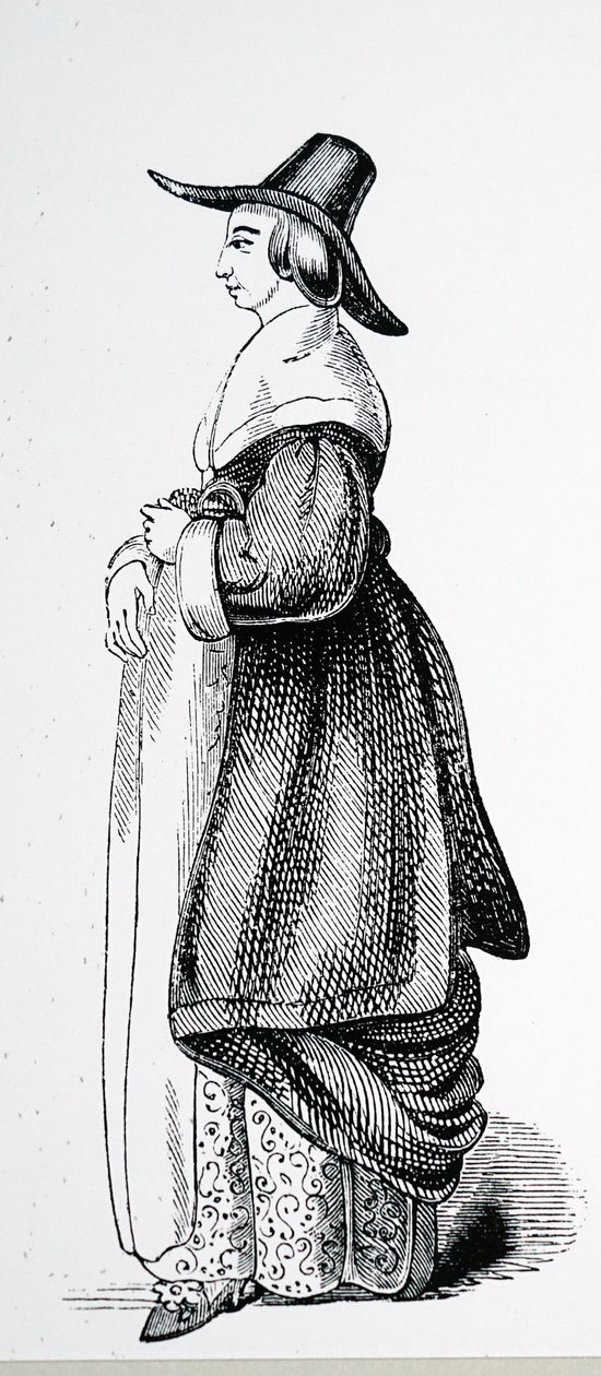 Mulher de um cidadão londrino na época puritana de Charles Knight